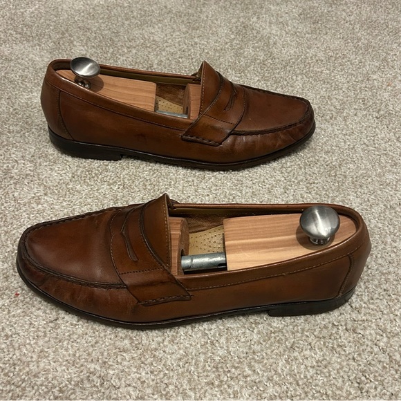 Men\'s Brown Leather Loafers - Cole Haan C12461 Size 10.5